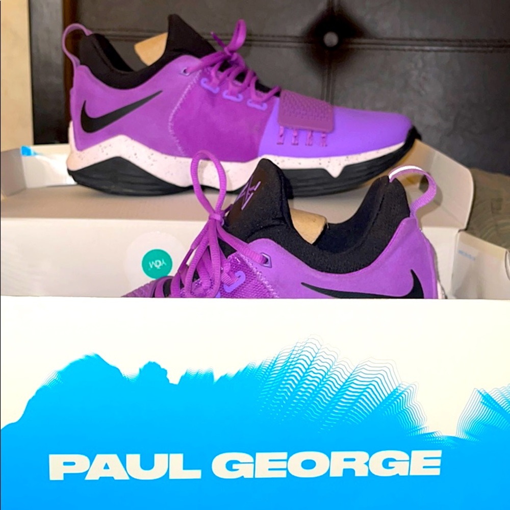 NIKE PG 1 PAUL GEORGE SIZE 12 PURPLE